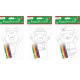 Colour Your Own Hanging Christmas Decoration (Assorted)