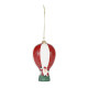 Santa Hot Air Balloon Hanging Decoration (12cm)