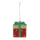 Red Gift Hanging Decoration (7.5cm)