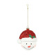 Snowman Face Hanging Decoration (10.5cm)