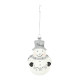 White Snowman Hanging Decoration (14cm)