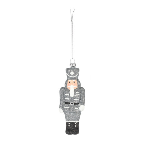 Silver Soldier Hanging Decoration (15.5cm)