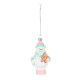 Pastel Snowman Hanging Decoration (11.5cm)