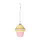 Pastel Cupcake Hanging Decoration (7cm)