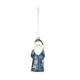 Blue Santa Hanging Decoration (12.5cm)