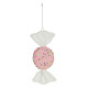 Pink Flat Candy Hanging Decoration (18cm)