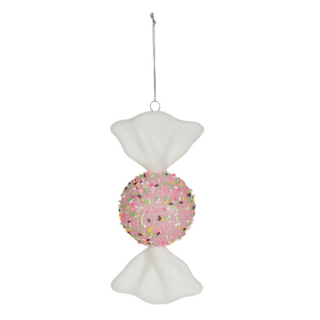 Pink Round Candy Hanging Decoration (18cm)