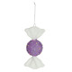 Purple Round Candy Hanging Decoration (18cm)