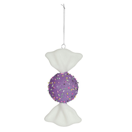 Purple Round Candy Hanging Decoration (18cm)