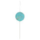 Turquoise Lollipop Hanging Decoration (31cm)