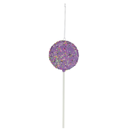 Purple Lollipop Hanging Decoration (31cm)