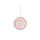 Pink Swirl Hanging Decoration (10cm)