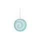 Turquoise Swirl Hanging Decoration (10cm)