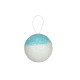 Turquoise Ombre Frosted Hanging Ball (10cm)