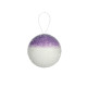 Purple Ombre Frosted Hanging Ball (10cm)