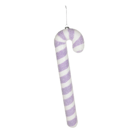 Purple Candy Cane Hanging Decoration (60cm)