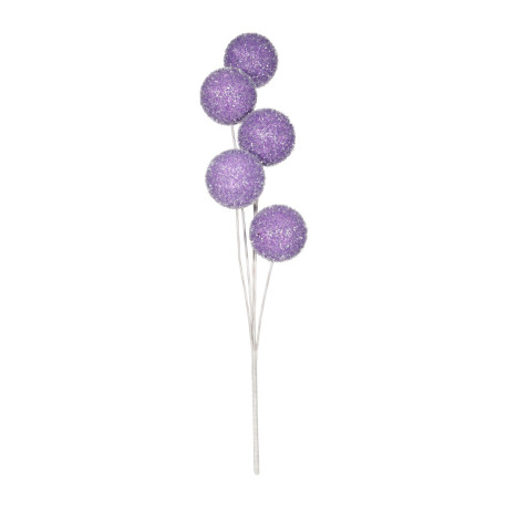 Purple Sparkle Ball Spray (61cm)