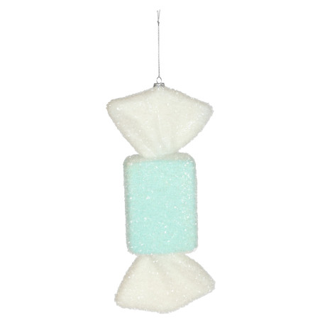 Turquoise Rectangle Candy Hanging Decoration (31cm)