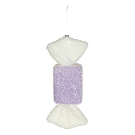 Purple Rectangle Candy Hanging Decoration (31cm)