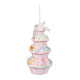 Pink Cake Stake Hanging Decoration (28cm)