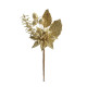 Flower &amp; Berry Pick - Gold (21cm)