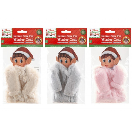 Naughty Elf Fur Coat (Assorted)