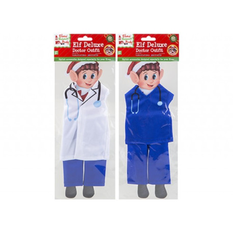 Naughty Elf Doctors Costume (Assorted)