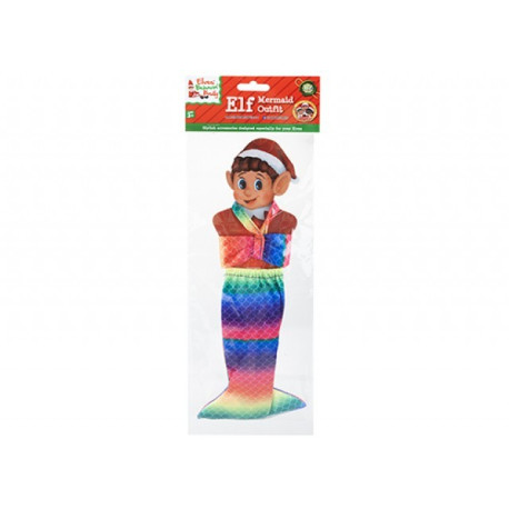 Naughty Elf Mermaid Costume