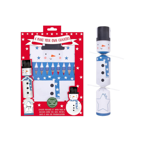 6 Make your own Snowman Crackers