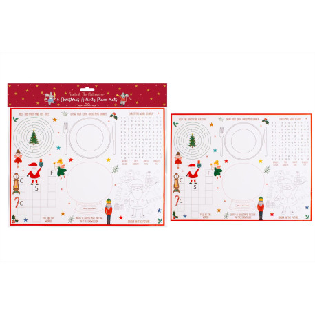 Santa &The Nutcracker Activity Placemats