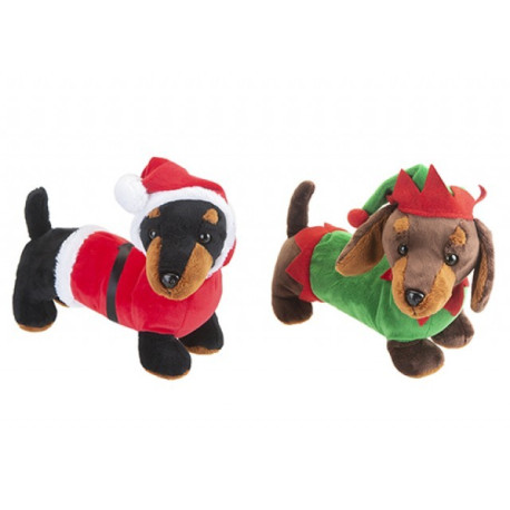 Sausage Dog in Christmas Costume (Assorted)