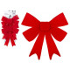 Set Of 3 Red Velvet Bows