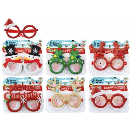 Assorted Novelty Christmas Glasses