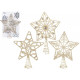 Champagne Luxury Glitter Tree Topper (Assorted)