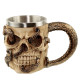 Collectable Decorative Bronze Octopus Skull Tankard