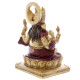 Decorative Gold and Red 14cm Ganesh Statue