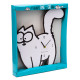 Decorative Simon&#039;s Cat Shaped Wall Clock