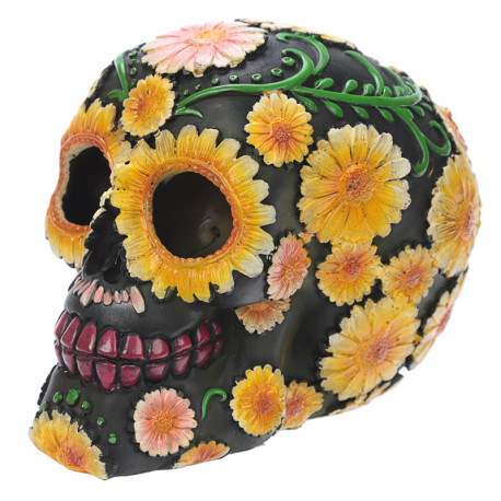 Fantasy Day of the Dead Daisy Skull