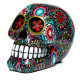 Fantasy Ornament - Floral Day of the Dead Skull