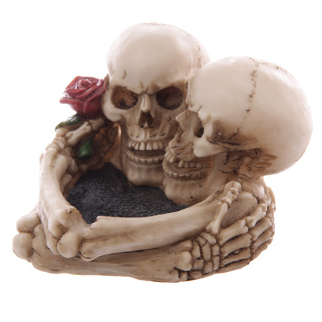 Fantasy Skull Lovers Ashtray