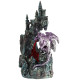 Fire Breather Cliff Top Castle LED Dark Legends Dragon Figurine