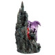 Fire Breather Cliff Top Castle LED Dark Legends Dragon Figurine