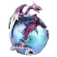 Geode Egg LED Dark Legends Dragon Figurine