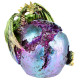 Geode Egg LED Dark Legends Dragon Figurine