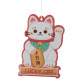 White Maneki Neko Lucky Cat Jasmine Scented Air Freshener