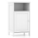 Bathroom Floor Single Door Side Cabinet with Open Compartment