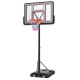 225CM-305CM Adjustable Basketball Hoop with 110CM Shatterproof Backboard