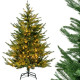 Pre-Lit Christmas Tree with LED Lights and 8 Lighting Modes