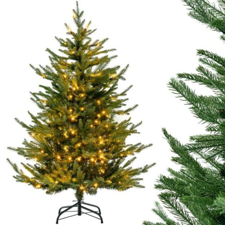 Pre-Lit Christmas Tree with LED Lights and 8 Lighting Modes