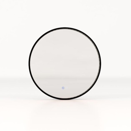 60 CM Round Bathroom Mirror with LED Lights and Anti-Fog Design